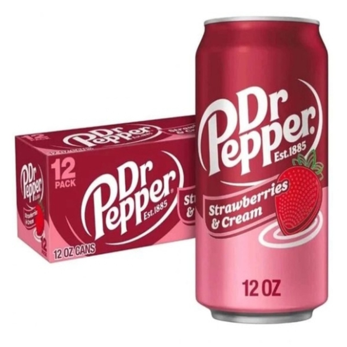Dr pepper strawberris cream 12x355ml USA